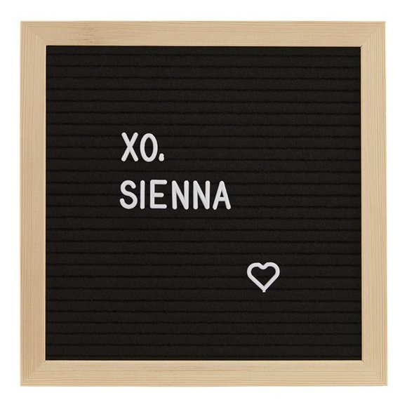 Xo, Sienna Felt Message Board - Picture 2 of 4